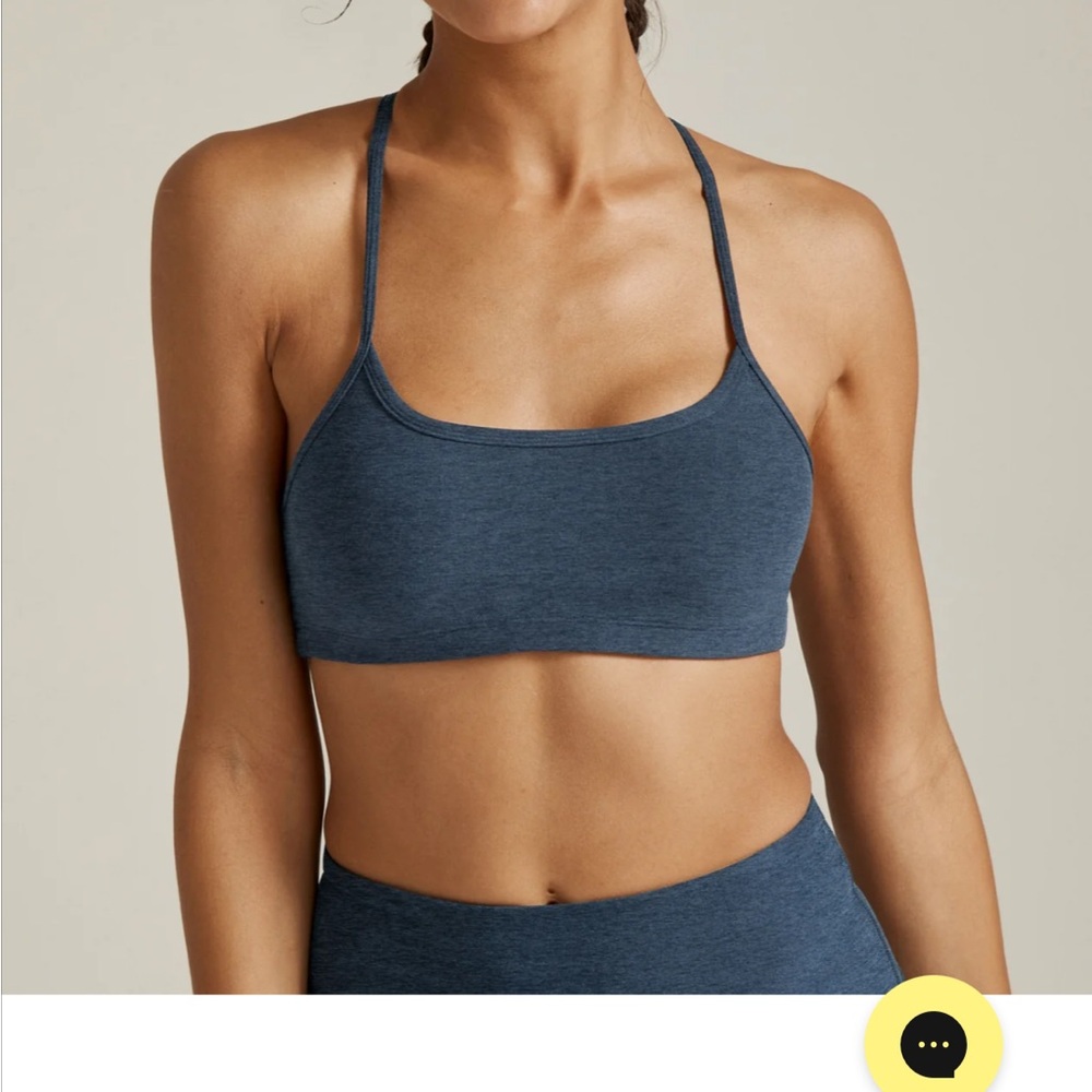 Beyond Yoga bra in nocturnal navy
